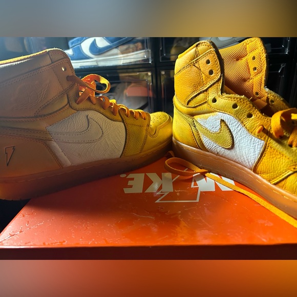 Size 11 - Air Jordan 1 Retro OG G8RD High Orange Peel - Picture 2 of 7